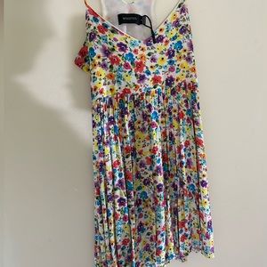 Floral Mink Pink Spring Dress